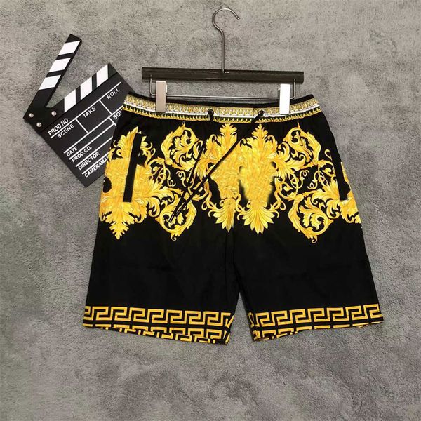 

2023 designers mens womens shorts summer fashion letter short streetwears vercace clothing quick drying swimwear printing board beach pants, White;black