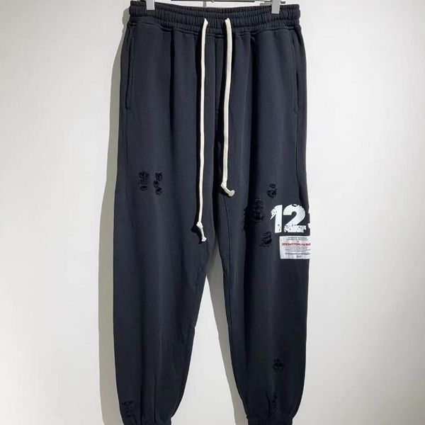

2023ss print casual sweatpants trousers for men joggers streetwear pants men's clothing, Black;brown