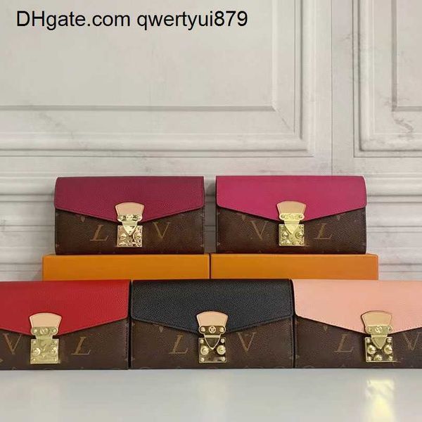 

wallets 2023 womens men women key wallets designer fashion coin purse card holder genuine leather zipper bag accessoires qwertyui879, Red;black
