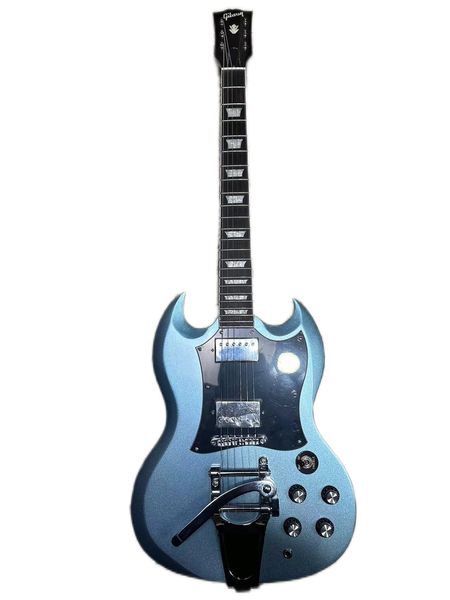

brand new blue 6 string sg electric guitar fast delivery