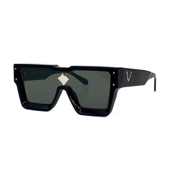 

designer sunglasses men cyclone vintage square frame rhomboid diamond glasses avant-garde unique style anti-ultraviolet gbyu, White;black