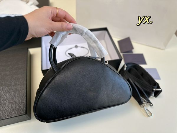 

new soft leather macaron color dumpling bag triangle bag large capacity shoulder strap detachable cross-body hand carry casual fashion