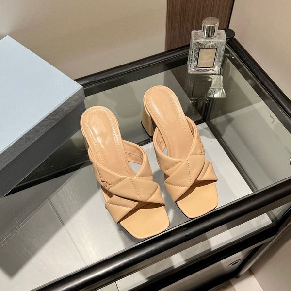 

designer sandals women monolith roman foam rubber platform sandal padded nappa leather lug tread slides luxury bread slippers summer cutout, Black