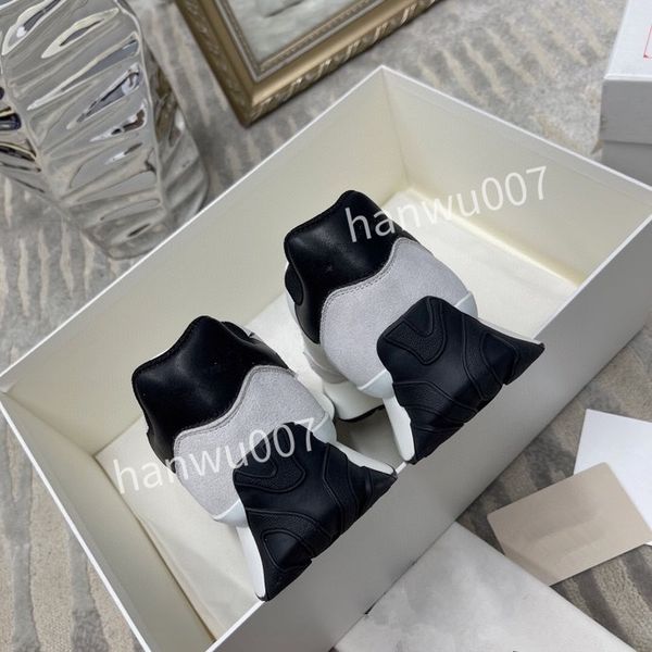 

new man woman fashion designer classics shoes sneakers casual shoes sports breathable flexible soft comfortable real leather, Black