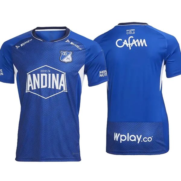 

2023 millonarios f.c.castro mens soccer jerseys vasquez quinones giraldo pereira vargas home football shirt short sleeve uniforms camiseta d, Black;yellow