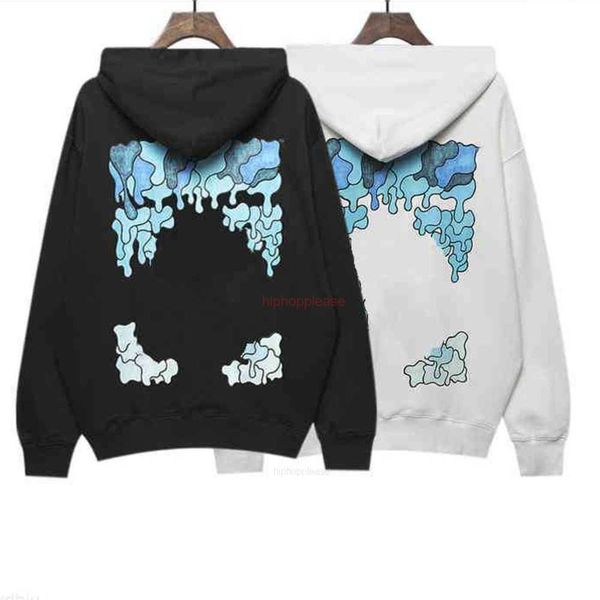 

offs men s hoodies style trend fashion hoodie loose sweatshirtsweatshirts 2023 fashion long sleeves dissolving gradient with black white wom