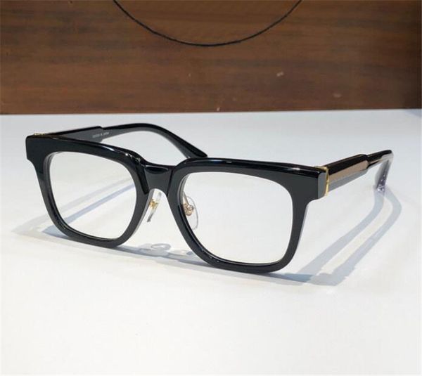 

new fashion eyewear design 8200 optical glasses square frame vintage simple and versatile style with box can do prescription lenses, Black