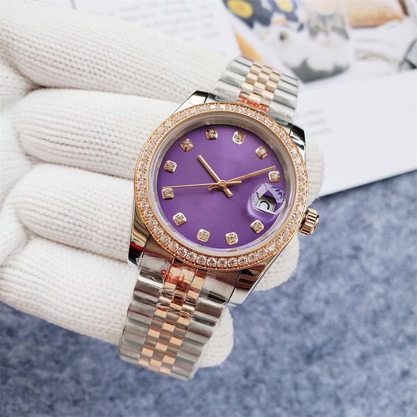 

men's women's designer watches luxury diamond watch movement stainless steel mechanical automatic, Slivery;brown