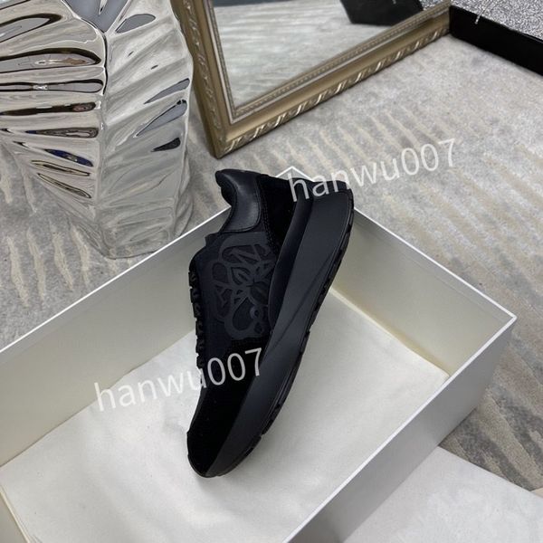 

2023mans fashion designer classics shoes sneakers casual shoes sports breathable flexible soft comfortable real leather, Black