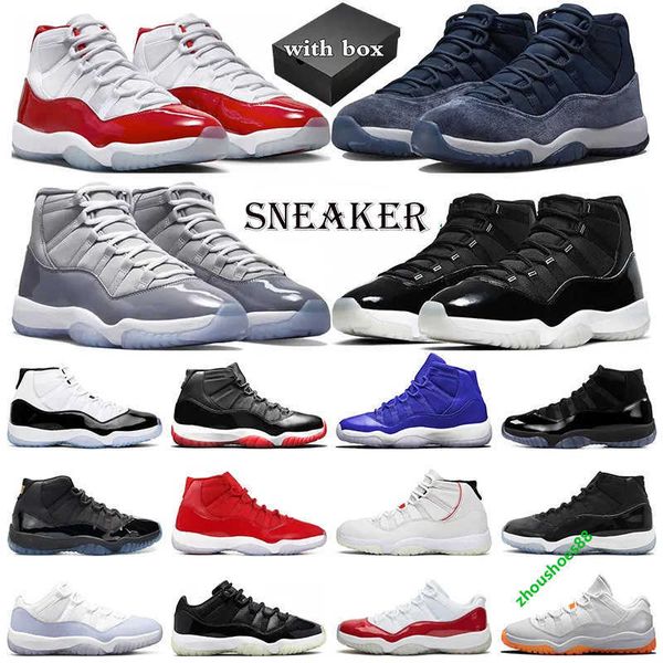 

cherry 11s basketball shoes men women midnight navy pure violet cool grey cap and gown bred jumpman 11 sports sneakers outdoor shoe