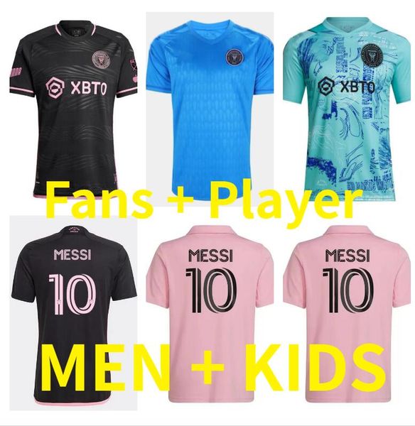 

messis 23 24 fans player inter miami beckham soccer jerseys 2023 2024 matuidi higuain football shirts trapp pellegrini pizarro carranza pire, Black;yellow