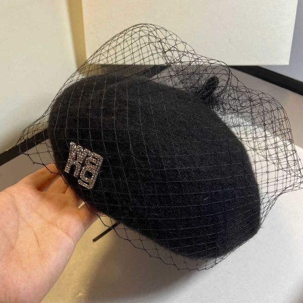 

fashion newsboy cap designer luxury beret super korean version beret female gauze bud hat pumpkin british artist, Blue;gray