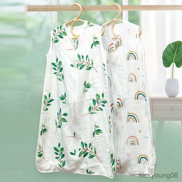 

sleeping bags muslin life fashionable newborn accessories baby boy gril zipper cotton toddler blanket bedding r230718