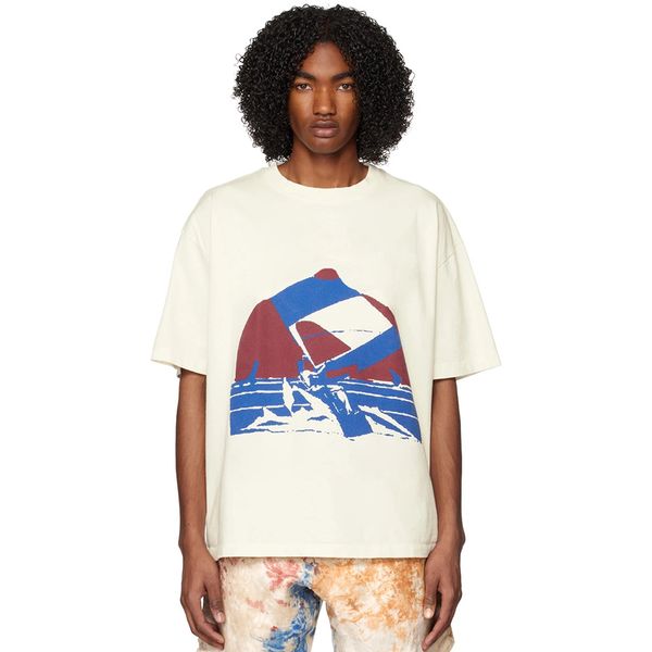 

23ss new windsurf woman men's t-shirts sports vintage printed tee classic hip hop casual summer short sleeve fashion breathable high st, White;black