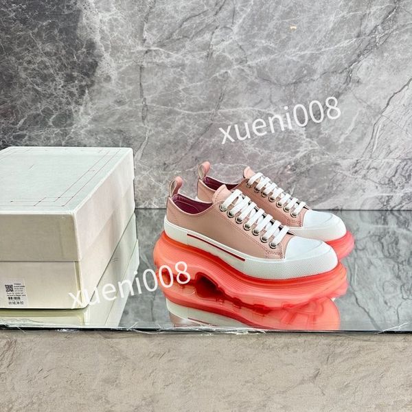 

2023brand mans woman fashion quality casual shoes heel leather lace-up sneaker running trainers letters flat printed sneakers, Red;white