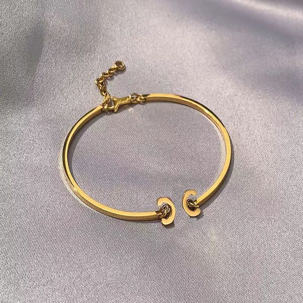 

designer necklace choker collar punk retro chunky link chain women s bracelet designer new year jewelry accessories, Silver