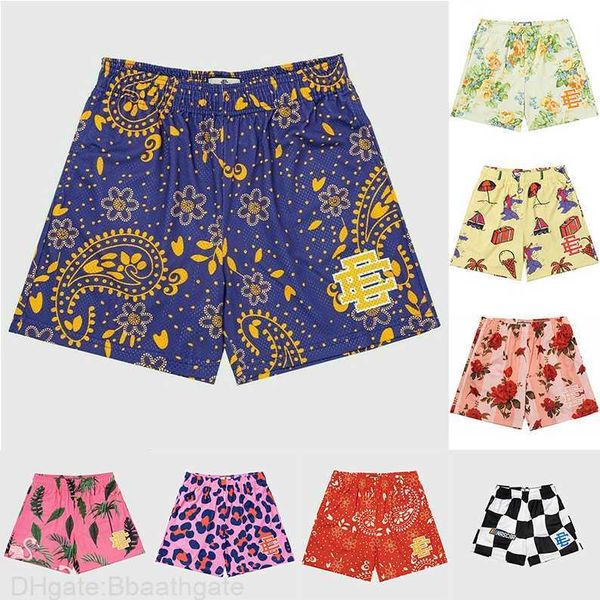 

men's shorts new eric emanuels ee basic mens womens designers fitness shorts mesh breathable beach pants sports series basketball pant, White;black