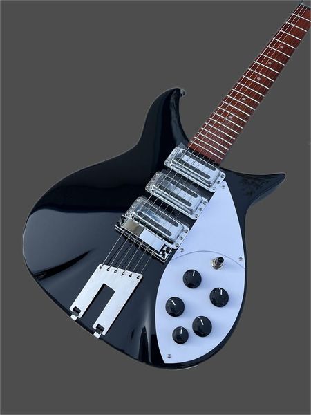 

6-string electric guitar, ryken electric guitar, black rosewood fretboard, ing