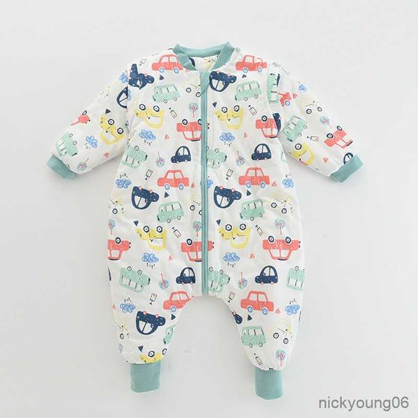 

sleeping bags baby cotton bag long sleeve spring autumn split leg newborn sleep toddler r230614