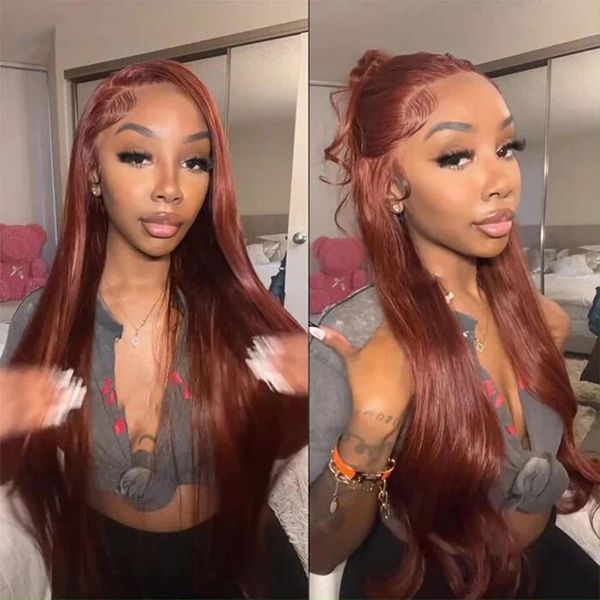 

brown lace front human hair wig 200% brazilian 4x4 5x5 hd lace closure wigs for women 13x6 lace frontal wigs pre plucked, Black;brown