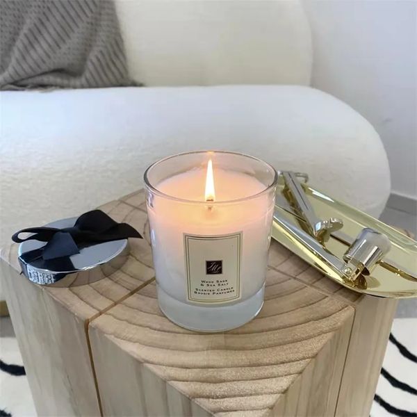 

luxury perfume candle sea salt english pear red rose lime basil mandarin durable flavor high version quality fast ship