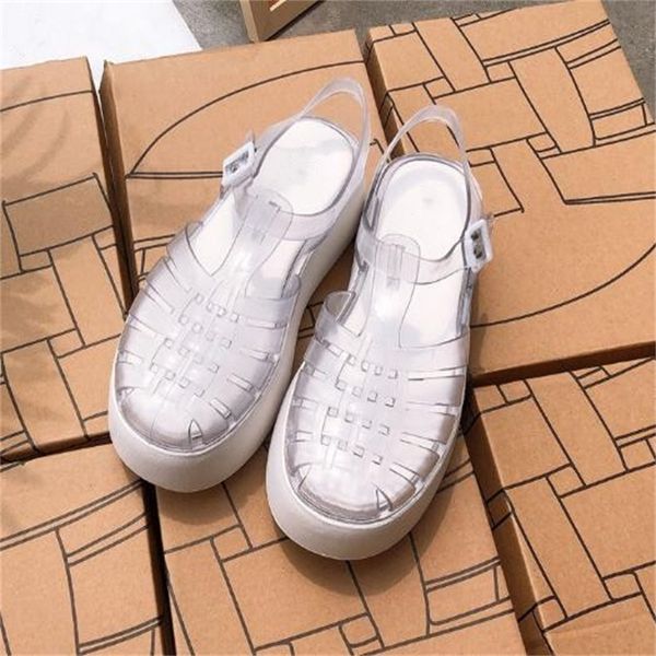 

sandal retro roman sandals leisure thick-soled slipper luxury brand classic fashion slides outdoor sports shoes, Black