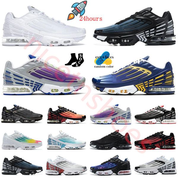 

tn plus 3 triple white black reflective university red unity tiffany blue metallic silver terrascape running shoes for men tns tn plus tn3 s