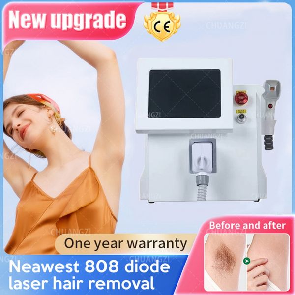 

beauty items 1600w/2000w 808nm laser hair removal machine salon rejuvenation diode equipment, Black