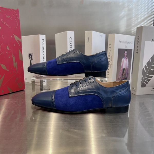 

mens dress shoes designer pointed toe black suede patent leather rivets glitter loafers men luxury sneakers party wedding shoes 38-47