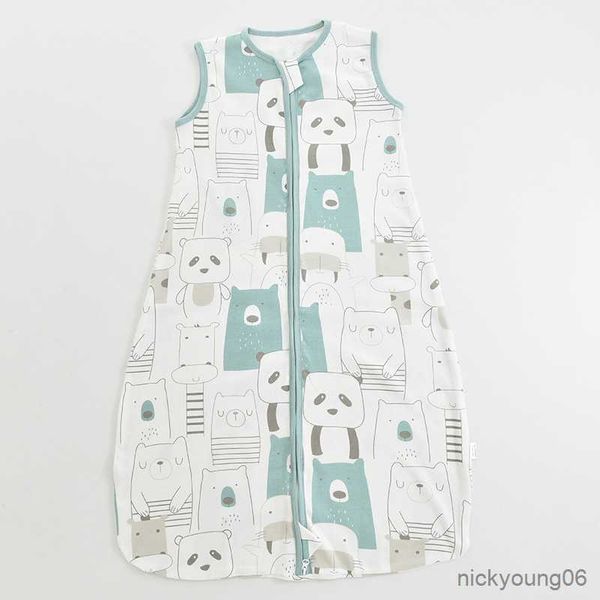 

sleeping bags spring summer sleeveless baby muslin cotton bag super comfortable breathable wrap for newborn vest quilt r230614