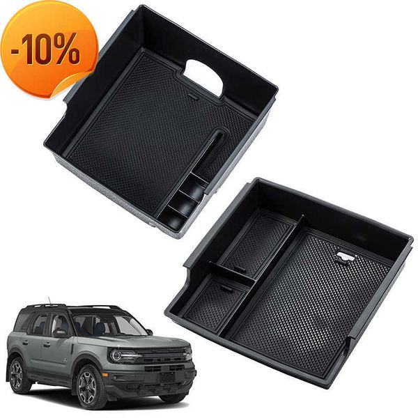 

wholesale for bronco 6th gen. 2021 2022 lower center console organizer armrest storage tray console storage box interior accessories