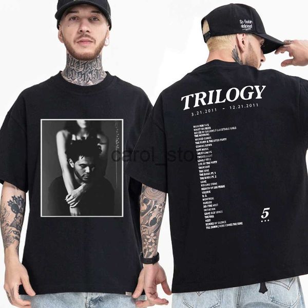 

men's t-shirts the trilogy t shirt mens women hip hop rock oversized short sleeve tee shirt 100% cotton harajuku t-shirt streetwear j2, White;black