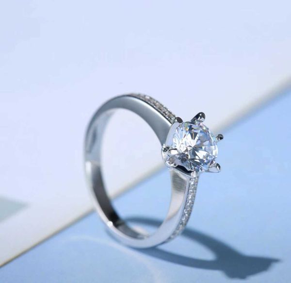 

high version 109 carti queen ring 1ct south african diamond one certificate waist size, Silver