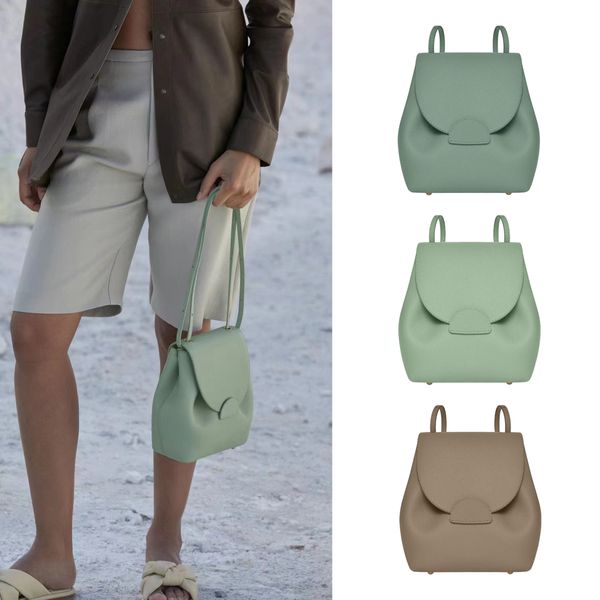 

sac polene numero backpack genuine leather clutch bag womens mens large capacity pochette wallets totes lady fashion two retractable shoulde