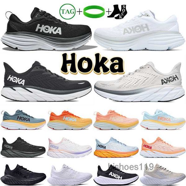 

one bondi hoka 8 designer casual shoes men women hakas clifton diva blue citru black white anthracite castler x real teal aquarel trainers r