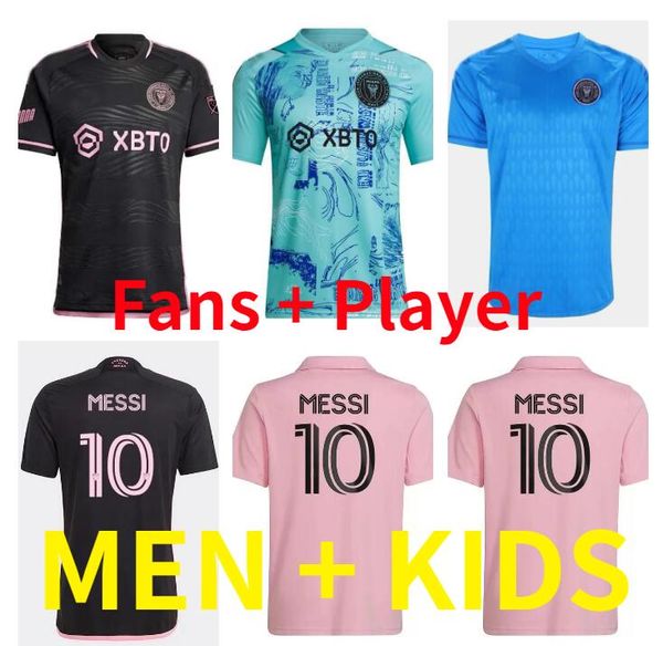 

messis 2023 2024 inter miami cf soccer jerseys matuidi higuain jean fray campana yedlin mls 23 24 football men and kids player fans version, Black;yellow