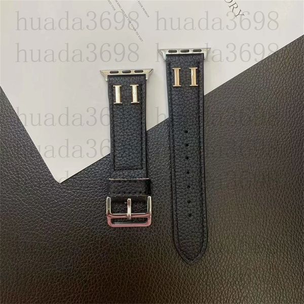 

fashion hh designer smart straps for apple watch band 49mm band 41mm 45mm 40mm 44mm 42mm 38mm genuine leather watchband bracelet iwatch seri