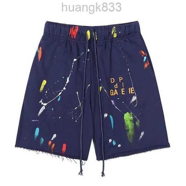 

galle de pts summer clothes men casual sports shorts designer colorful ink-jet french classic printedpghh, White;black