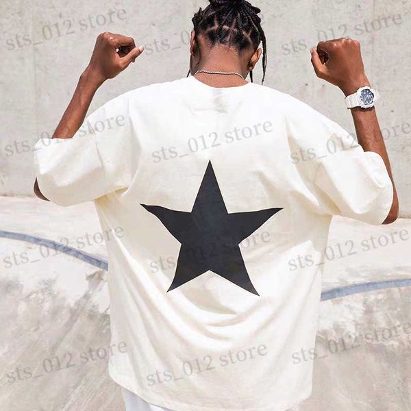 

men's t-shirts famous mens shirts summer t shirt pentagram printed streetwear fashion men women hip hop short sleeve tees size s-xxl t2, White;black