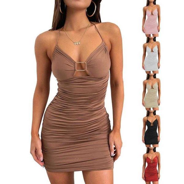 

summer dress womens clothing sling lace up cutout hip skirt, Black;gray