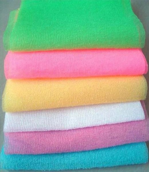 

nylon mesh bath shower body washing clean exfoliate puff scrubbing towel cloth scrubbers