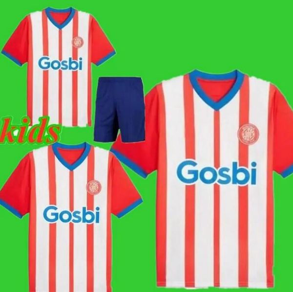 

23 24 girona fc soccer jerseys 2023 2024 tsygankov castellanos riquelme stuani arnau david lopez ivan martin home football shirt camisa de f, Black;yellow