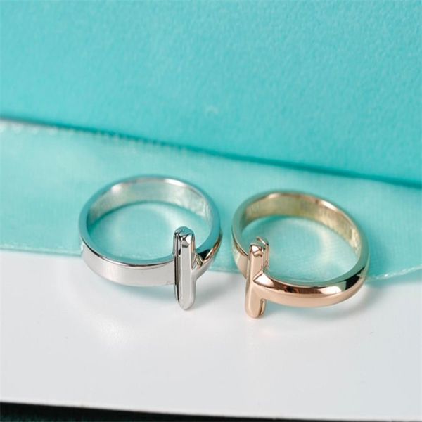 

t ring solid color design simple and generous designer ring fashion simple fairy ring is very stylish three colors, Silver