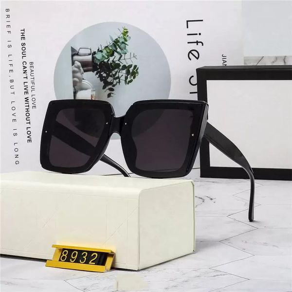 

designer sunglasses for women brand mens sunglasses fashion europe and the united states large square frame sunglasses wholesale 8932, White;black