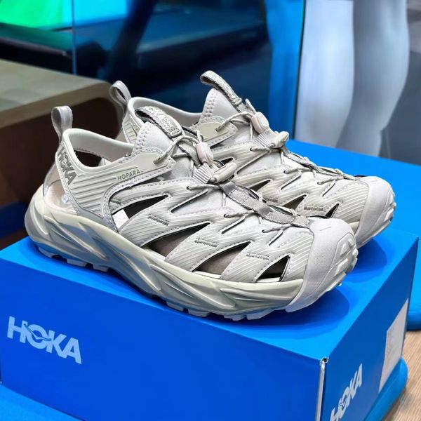 

hoka pattern fabric slippers women men fashion leather sandals buckle strap sandals flat heel comfortable slippers outdoor beach slippers 20, Black