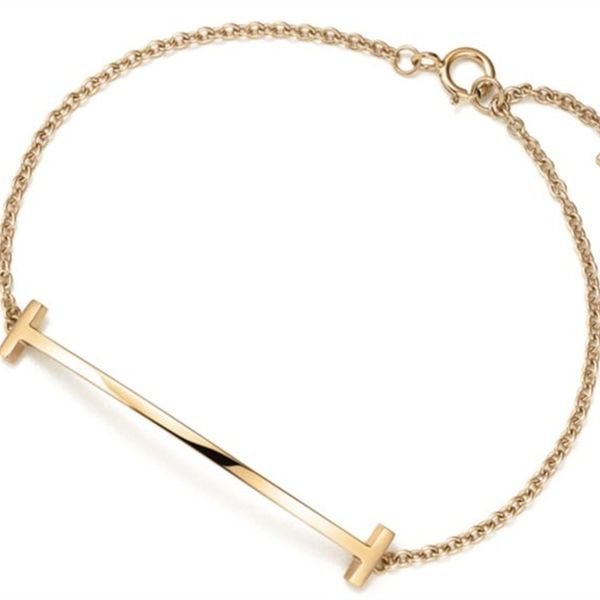 

2023 new luxurys designer t smile charm bracelets bangles for women fashion jewelry charms jewelrys accessories fashions classic good nice, Golden;silver