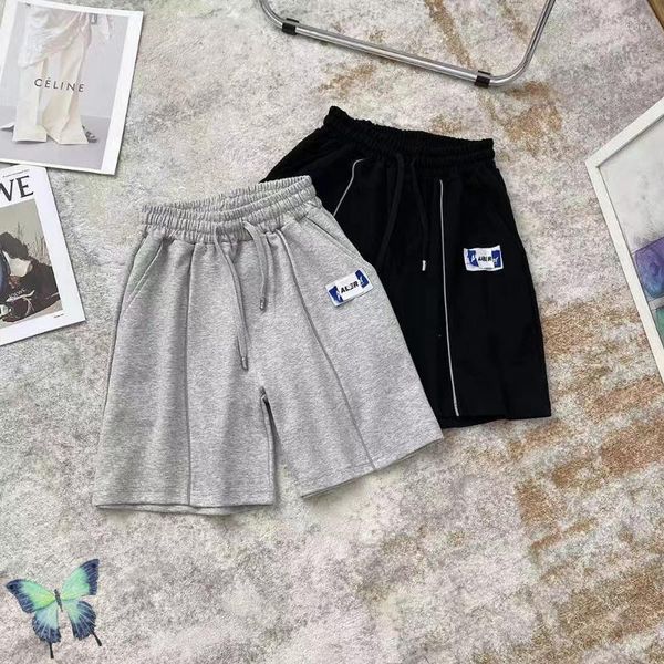 

men's shorts oioi striped long string hip hop streetwear elastic, White;black