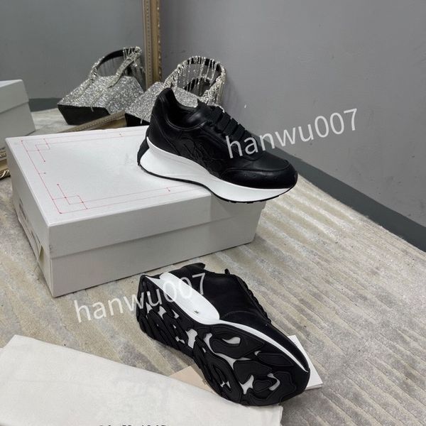 

man fashion designer classics shoes sneakers casual shoes sports breathable flexible soft comfortable real leather2023, Black