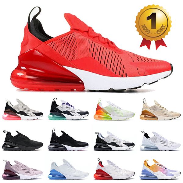 

270s og running shoes 270 sports sneakers habanero red light bone grape white gradients light orewood brown triple black barely rose mens wo