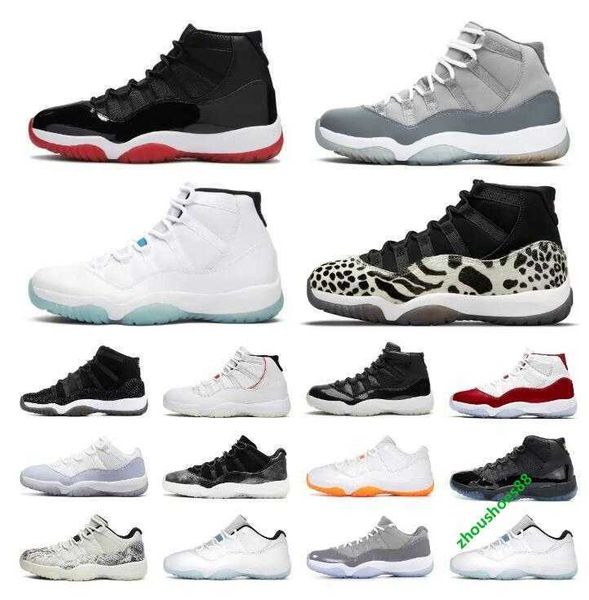 

2023 new jumpman 11 basketball shoes retro jordens 11s cool grey sneakers mens women low high cherry 72-10 bred gamma blue citrus prom night